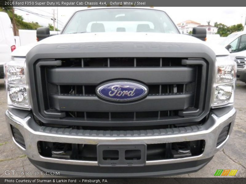 Oxford White / Steel 2016 Ford F350 Super Duty XL Regular Cab Chassis 4x4