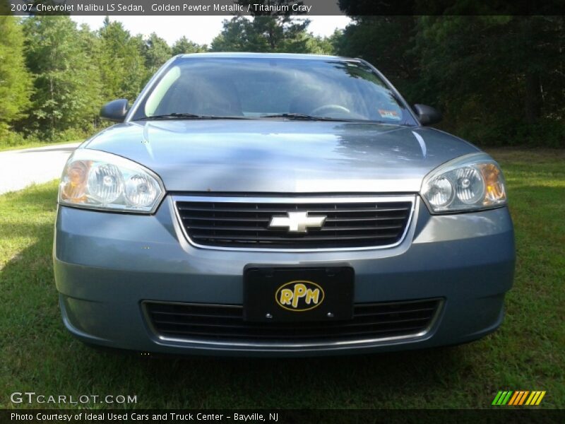 Golden Pewter Metallic / Titanium Gray 2007 Chevrolet Malibu LS Sedan