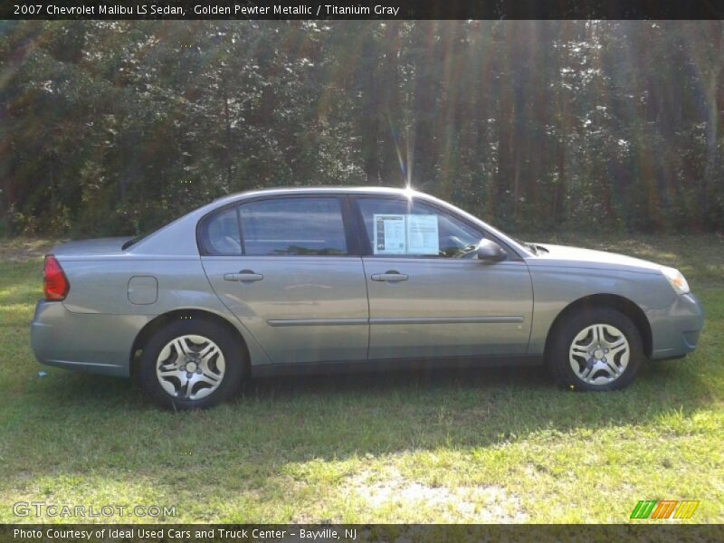 Golden Pewter Metallic / Titanium Gray 2007 Chevrolet Malibu LS Sedan