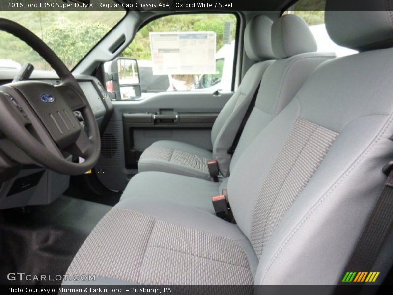 Oxford White / Steel 2016 Ford F350 Super Duty XL Regular Cab Chassis 4x4