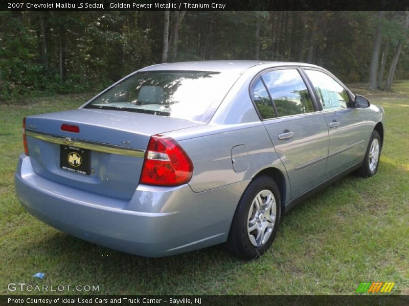 Golden Pewter Metallic / Titanium Gray 2007 Chevrolet Malibu LS Sedan