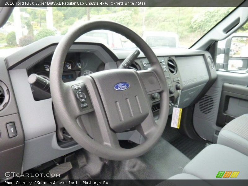  2016 F350 Super Duty XL Regular Cab Chassis 4x4 Steel Interior