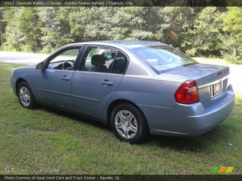 Golden Pewter Metallic / Titanium Gray 2007 Chevrolet Malibu LS Sedan