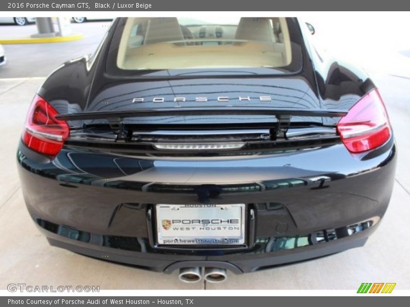 Black / Luxor Beige 2016 Porsche Cayman GTS