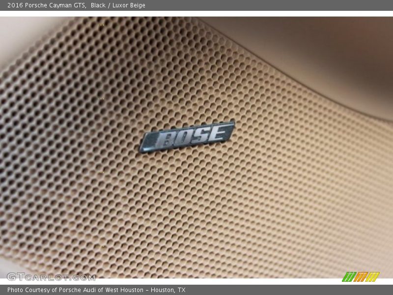 Black / Luxor Beige 2016 Porsche Cayman GTS