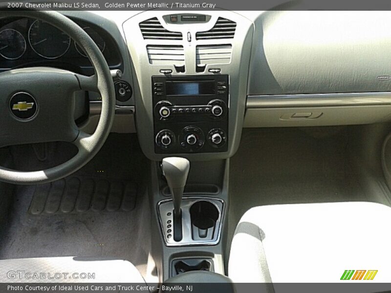 Golden Pewter Metallic / Titanium Gray 2007 Chevrolet Malibu LS Sedan