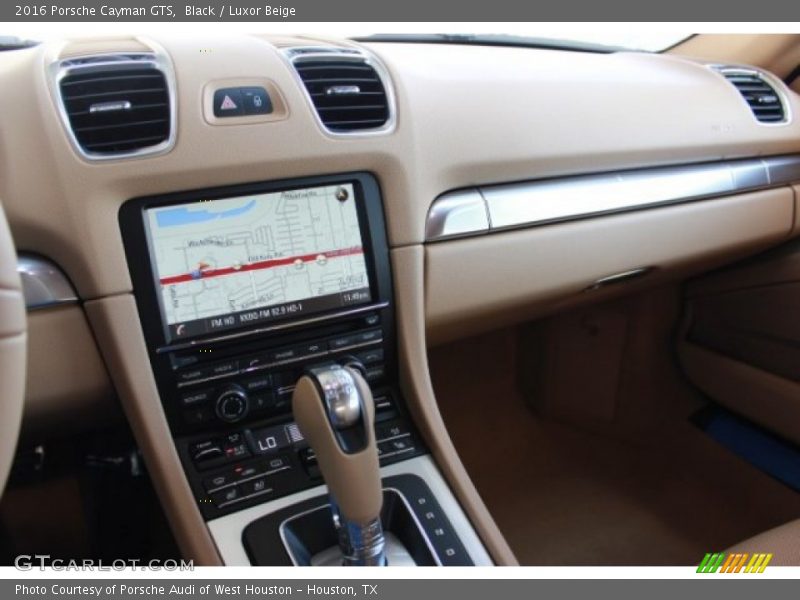 Black / Luxor Beige 2016 Porsche Cayman GTS