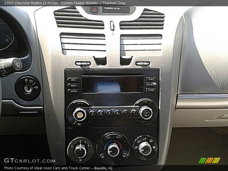 Golden Pewter Metallic / Titanium Gray 2007 Chevrolet Malibu LS Sedan