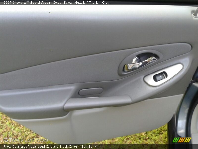 Golden Pewter Metallic / Titanium Gray 2007 Chevrolet Malibu LS Sedan