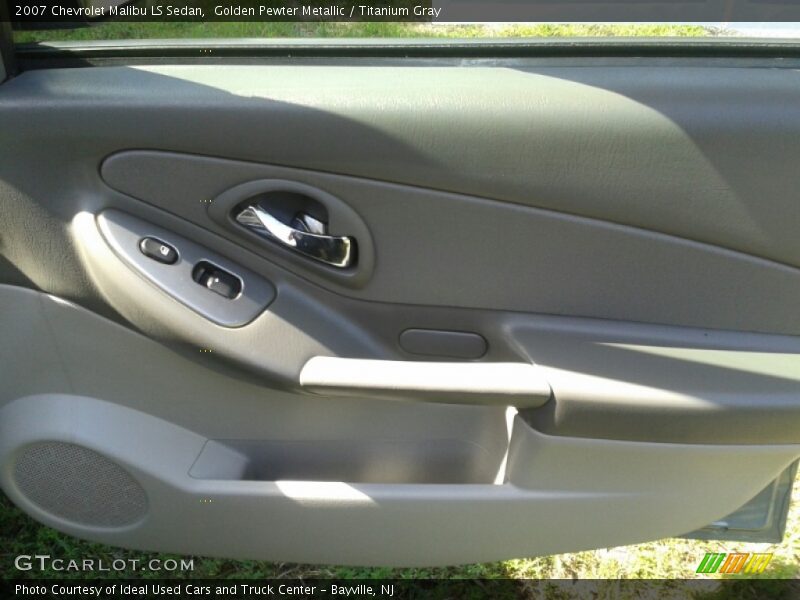 Golden Pewter Metallic / Titanium Gray 2007 Chevrolet Malibu LS Sedan