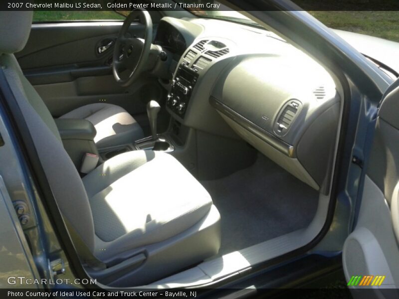 Golden Pewter Metallic / Titanium Gray 2007 Chevrolet Malibu LS Sedan