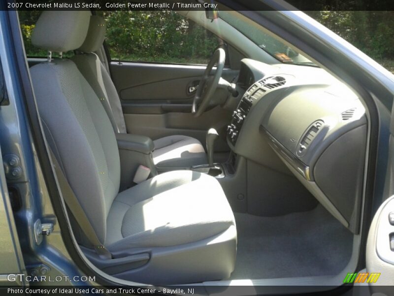 Golden Pewter Metallic / Titanium Gray 2007 Chevrolet Malibu LS Sedan