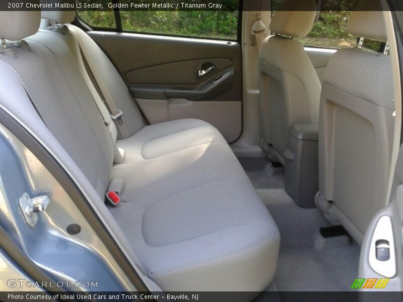 Golden Pewter Metallic / Titanium Gray 2007 Chevrolet Malibu LS Sedan