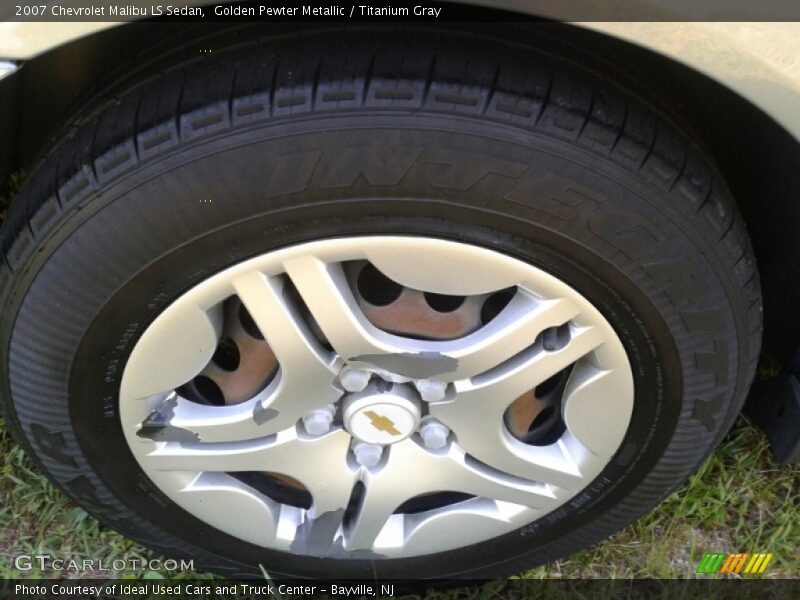 Golden Pewter Metallic / Titanium Gray 2007 Chevrolet Malibu LS Sedan