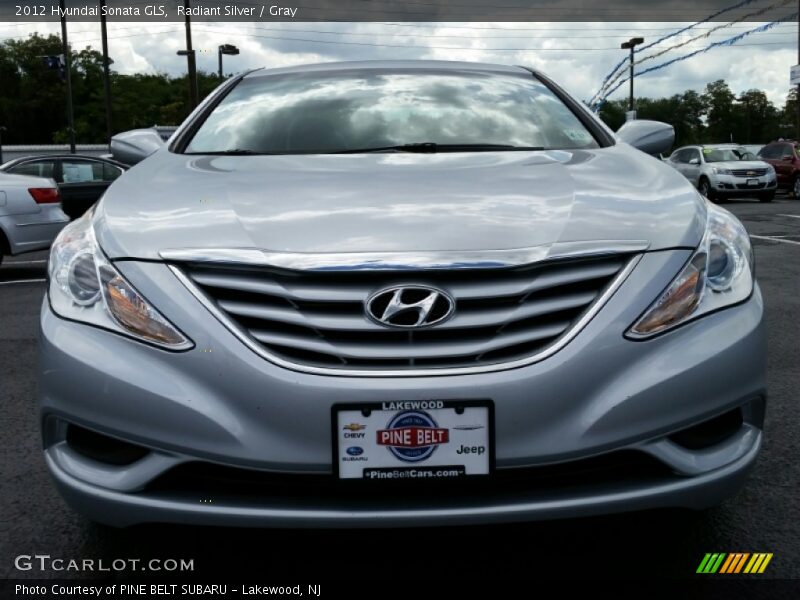 Radiant Silver / Gray 2012 Hyundai Sonata GLS