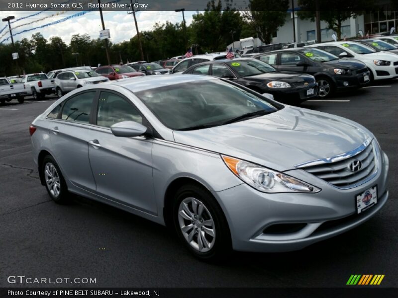 Radiant Silver / Gray 2012 Hyundai Sonata GLS