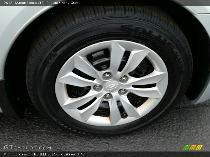 Radiant Silver / Gray 2012 Hyundai Sonata GLS