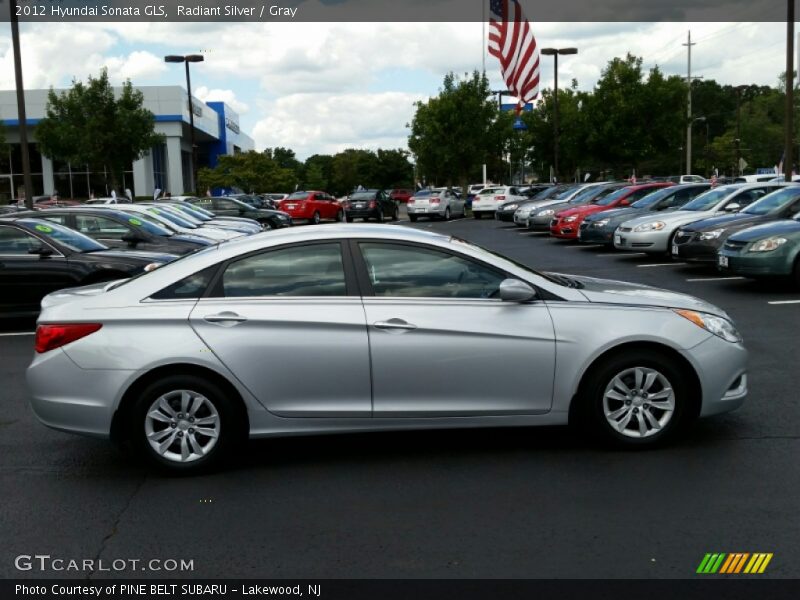 Radiant Silver / Gray 2012 Hyundai Sonata GLS