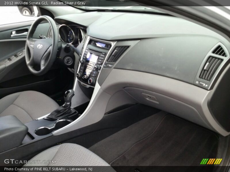 Radiant Silver / Gray 2012 Hyundai Sonata GLS
