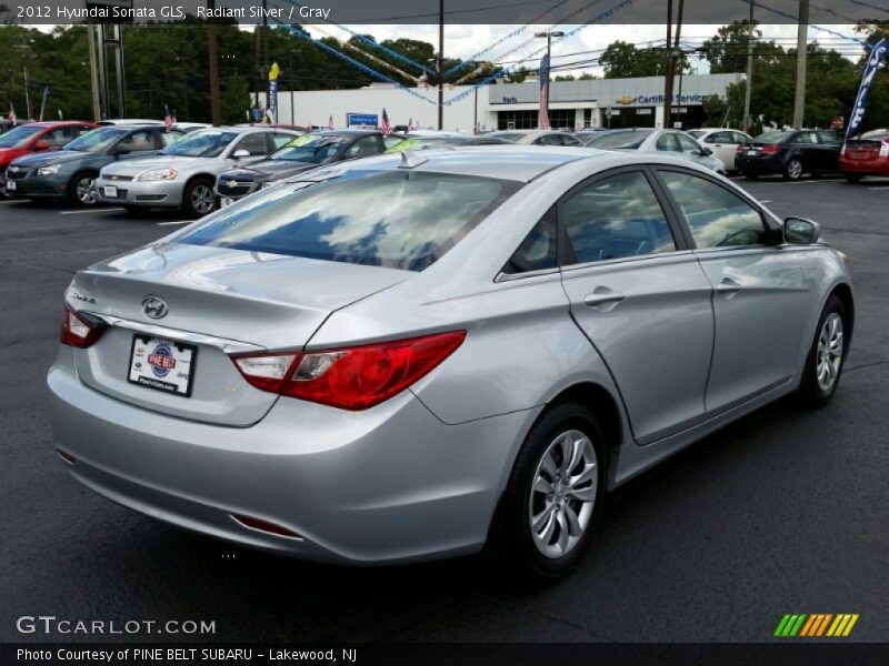 Radiant Silver / Gray 2012 Hyundai Sonata GLS