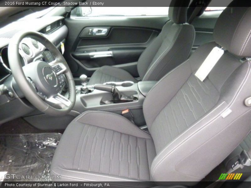 Front Seat of 2016 Mustang GT Coupe