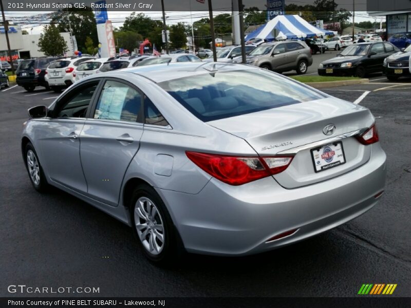 Radiant Silver / Gray 2012 Hyundai Sonata GLS