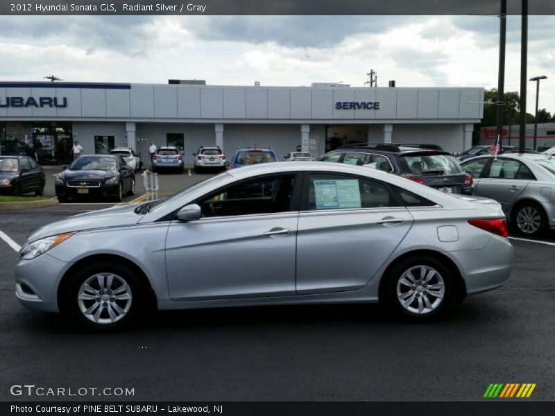 Radiant Silver / Gray 2012 Hyundai Sonata GLS