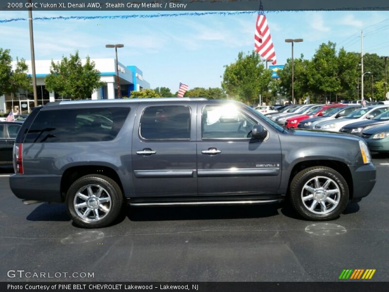 Stealth Gray Metallic / Ebony 2008 GMC Yukon XL Denali AWD