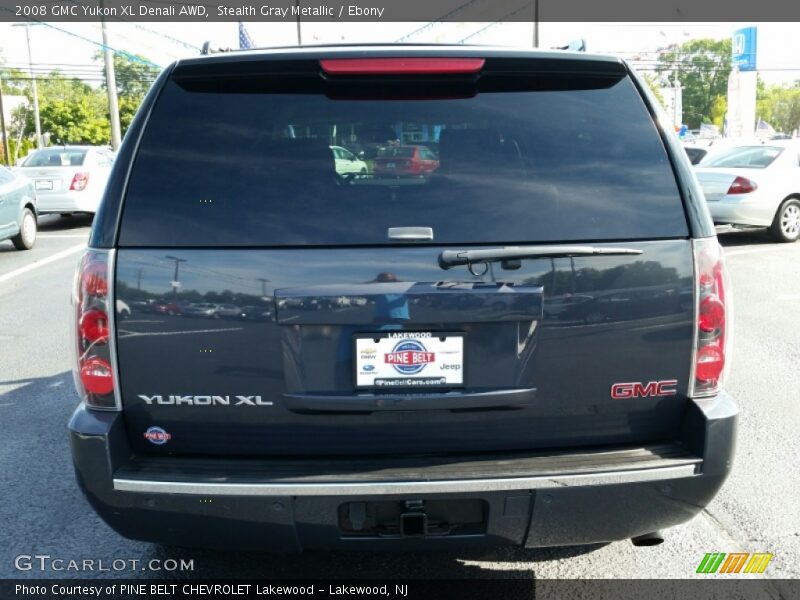 Stealth Gray Metallic / Ebony 2008 GMC Yukon XL Denali AWD