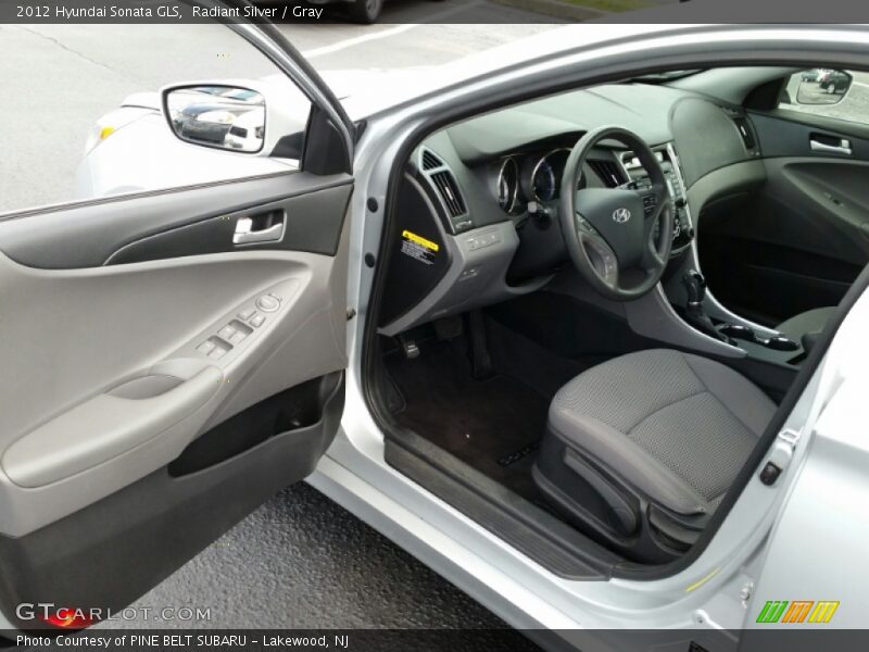 Radiant Silver / Gray 2012 Hyundai Sonata GLS