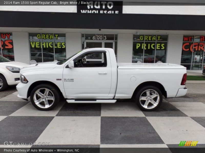 Bright White / Black 2014 Ram 1500 Sport Regular Cab