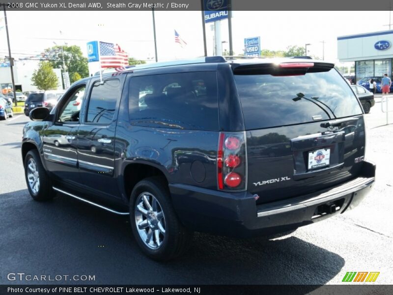 Stealth Gray Metallic / Ebony 2008 GMC Yukon XL Denali AWD
