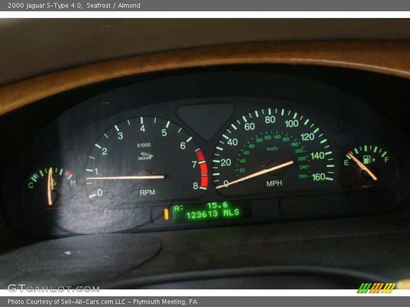 Seafrost / Almond 2000 Jaguar S-Type 4.0