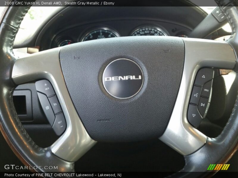 Stealth Gray Metallic / Ebony 2008 GMC Yukon XL Denali AWD