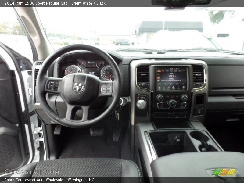 Bright White / Black 2014 Ram 1500 Sport Regular Cab