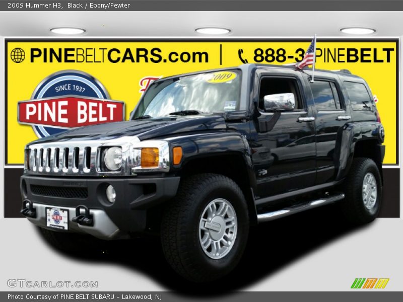 Black / Ebony/Pewter 2009 Hummer H3