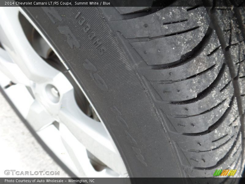Summit White / Blue 2014 Chevrolet Camaro LT/RS Coupe