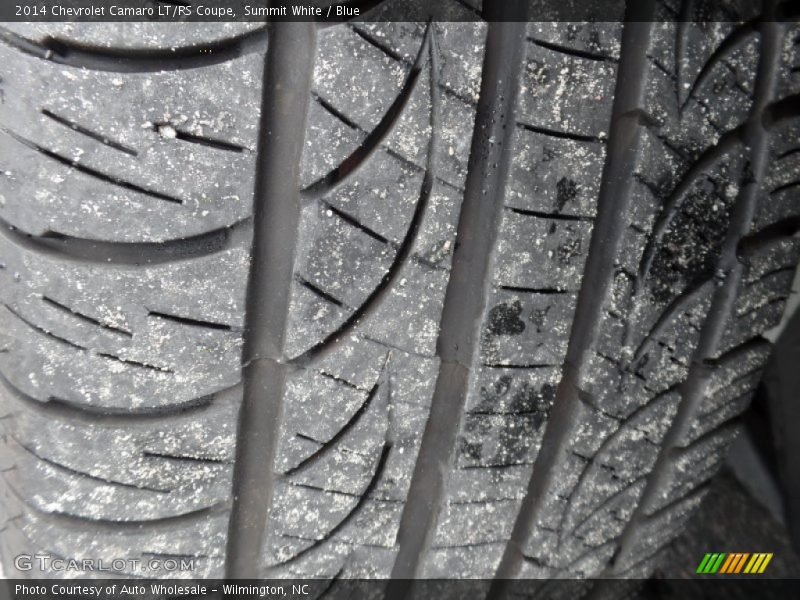 Summit White / Blue 2014 Chevrolet Camaro LT/RS Coupe