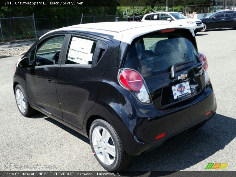 Black / Silver/Silver 2015 Chevrolet Spark LS
