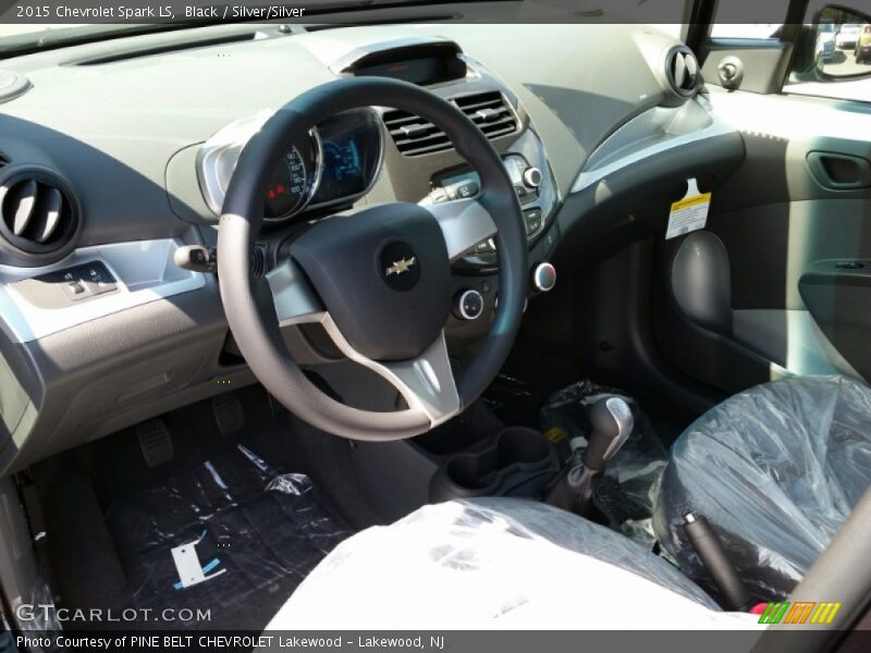 Black / Silver/Silver 2015 Chevrolet Spark LS