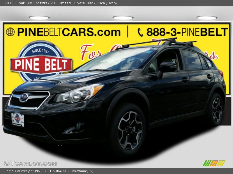 Crystal Black Silica / Ivory 2015 Subaru XV Crosstrek 2.0i Limited