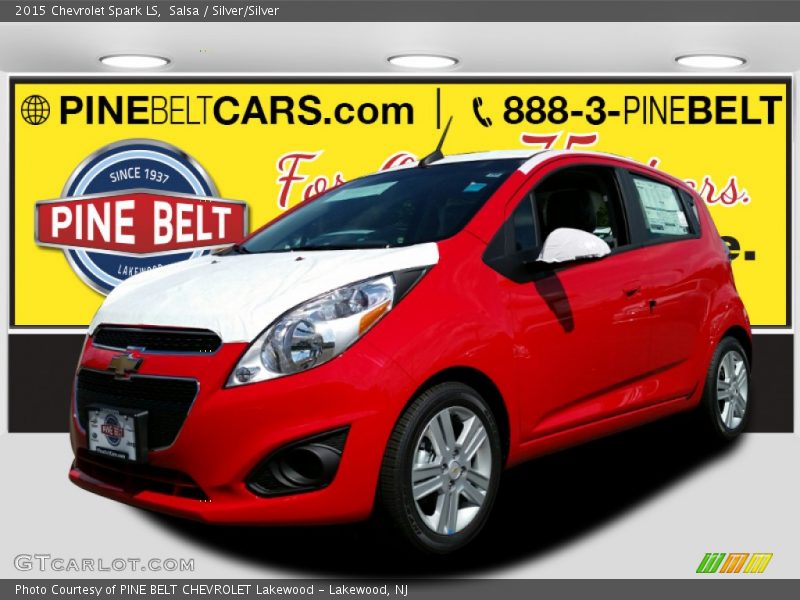 Salsa / Silver/Silver 2015 Chevrolet Spark LS