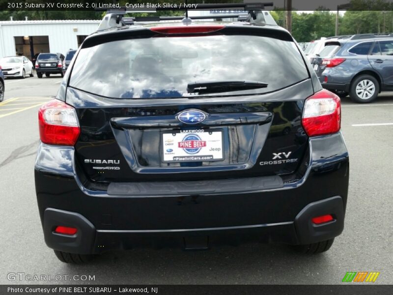 Crystal Black Silica / Ivory 2015 Subaru XV Crosstrek 2.0i Limited