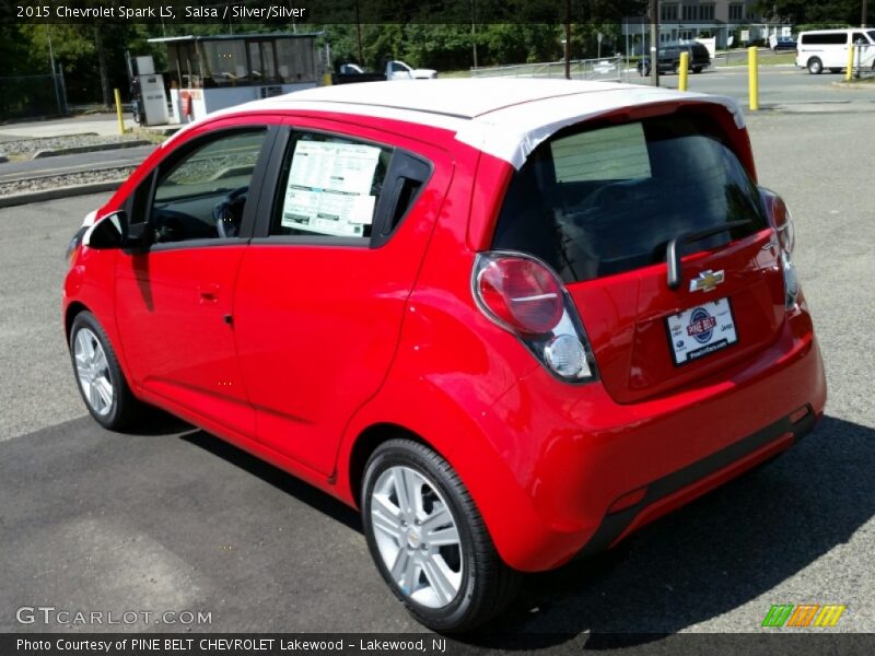 Salsa / Silver/Silver 2015 Chevrolet Spark LS