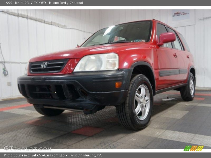 Milano Red / Charcoal 1999 Honda CR-V EX 4WD