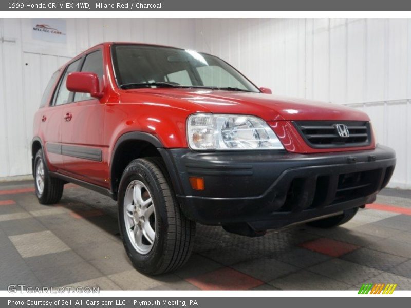Milano Red / Charcoal 1999 Honda CR-V EX 4WD