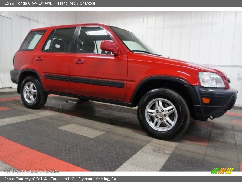 Milano Red / Charcoal 1999 Honda CR-V EX 4WD