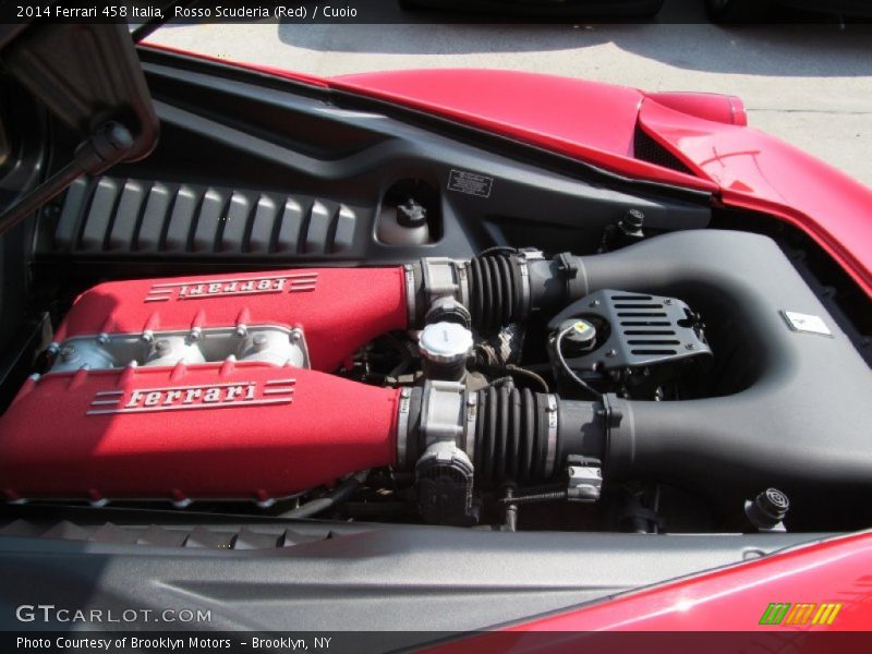 Rosso Scuderia (Red) / Cuoio 2014 Ferrari 458 Italia