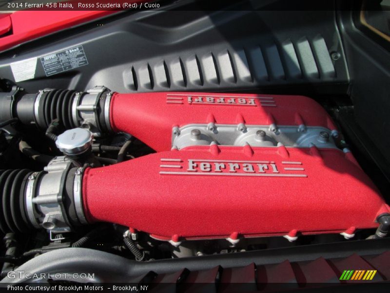 Rosso Scuderia (Red) / Cuoio 2014 Ferrari 458 Italia