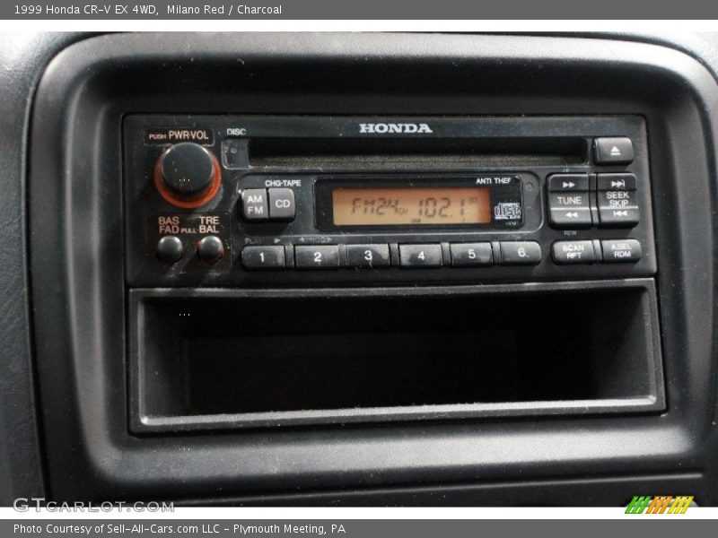 Milano Red / Charcoal 1999 Honda CR-V EX 4WD